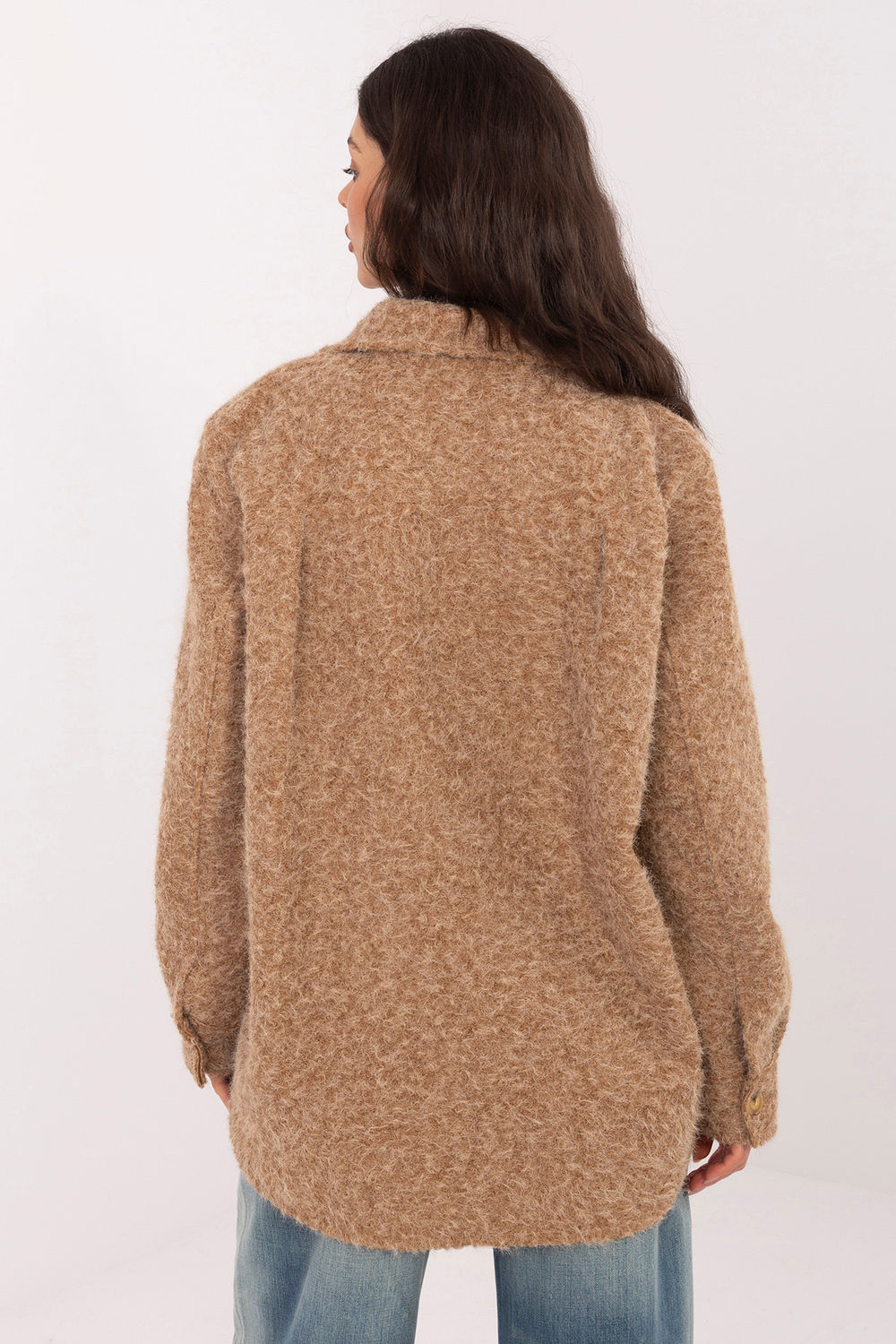 Kurtka Damska Model IT-KR-22292.00 Camel - Rue Paris - obrazek 3