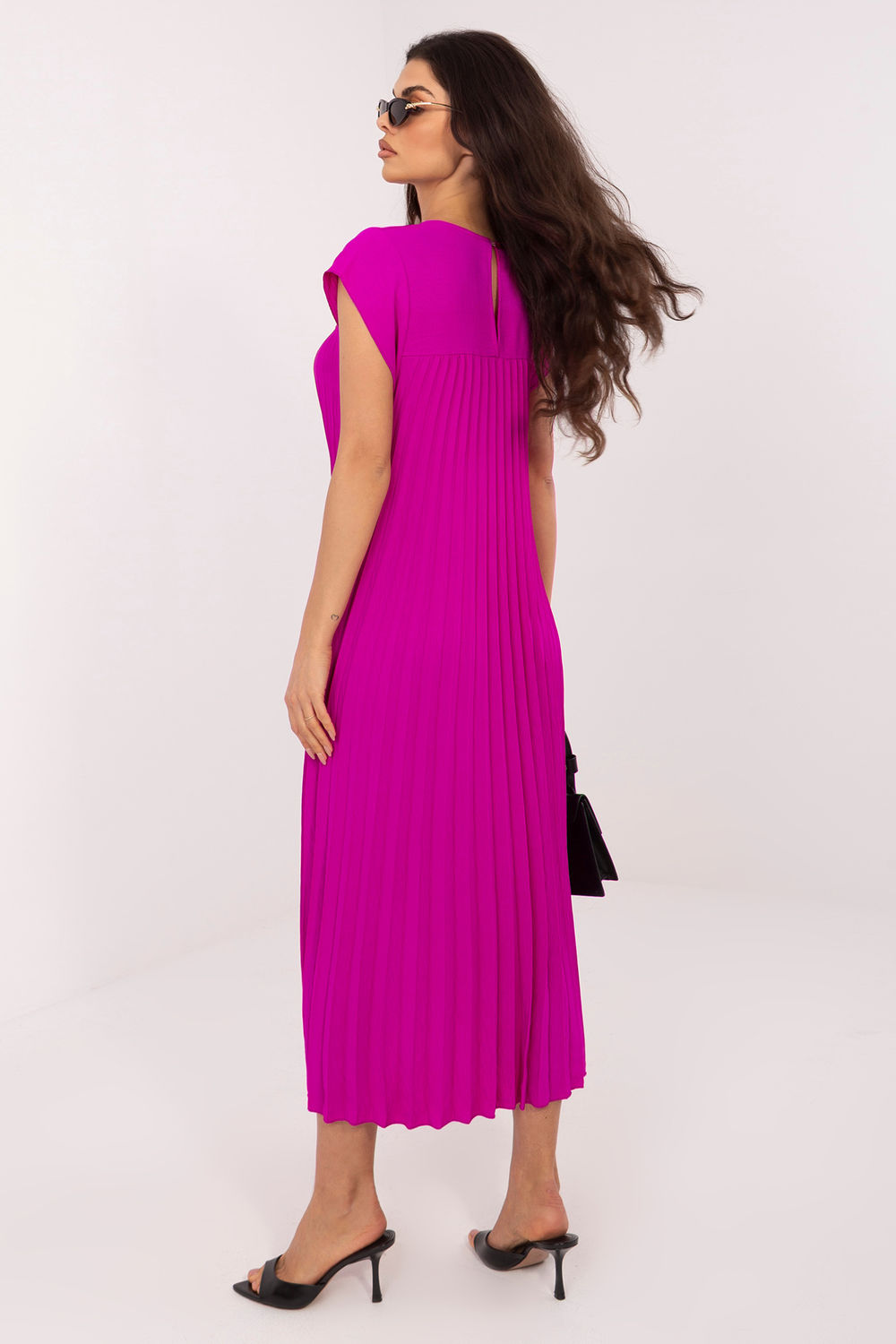 Sukienka Model IT-SK-19552.72 Dark Violet - Rue Paris - obrazek 3