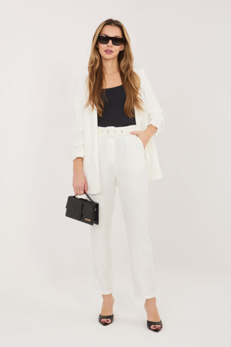 Spodnie Komplet Model IT-KMPL-FL2766.19 Ecru - Rue Paris