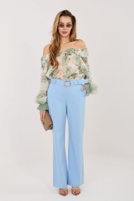 Spodnie Damskie Model IT-SP-FL8252-1.90 Light Blue - Rue Paris