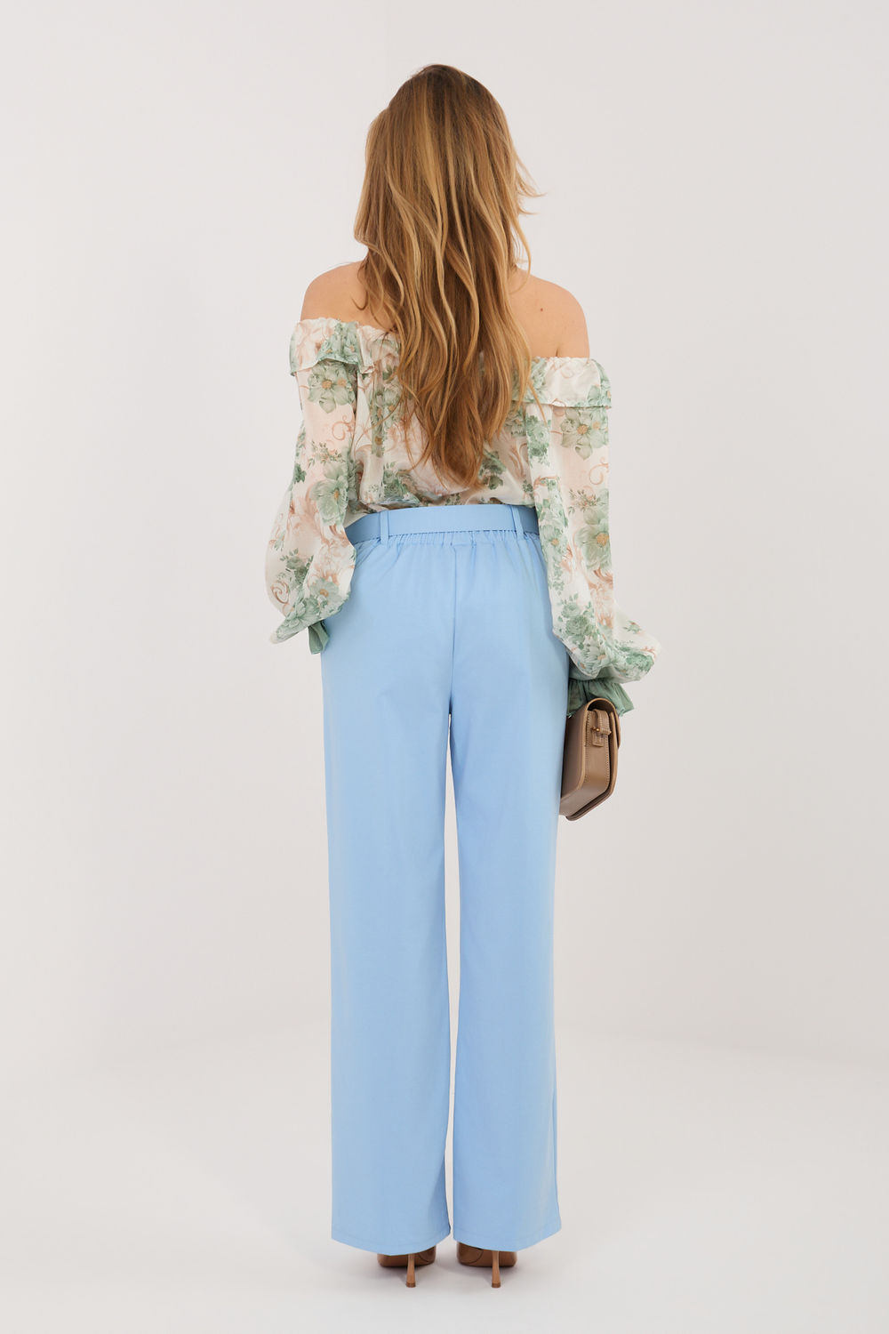 Spodnie Damskie Model IT-SP-FL8252-1.90 Light Blue - Rue Paris - obrazek 3