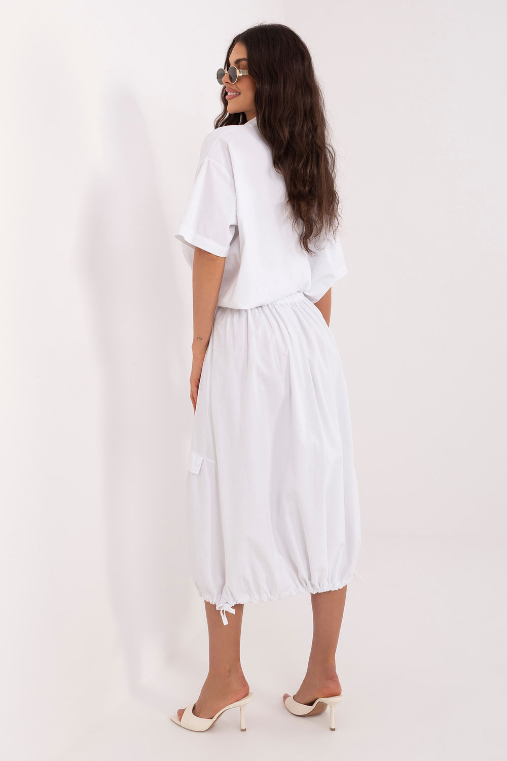 Spódnica Model IT-SD-FL10158.94 White - Rue Paris - obrazek 3