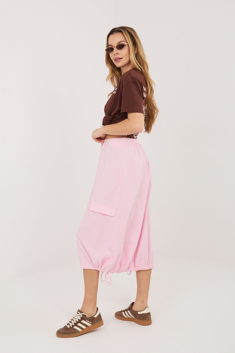 Spódnica Model IT-SD-FL10158.94 Light Pink - Rue Paris - obrazek 2