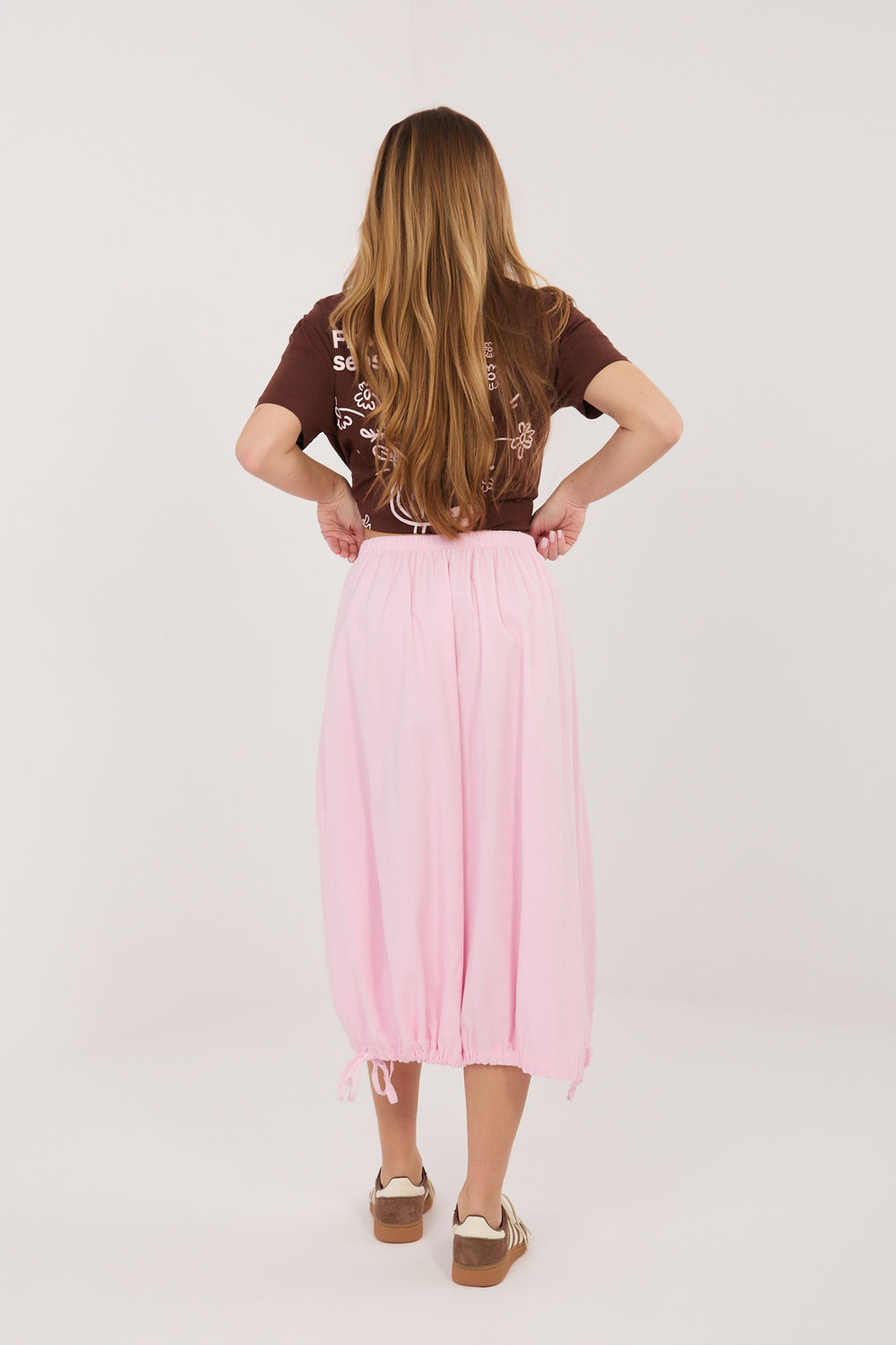 Spódnica Model IT-SD-FL10158.94 Light Pink - Rue Paris - obrazek 3