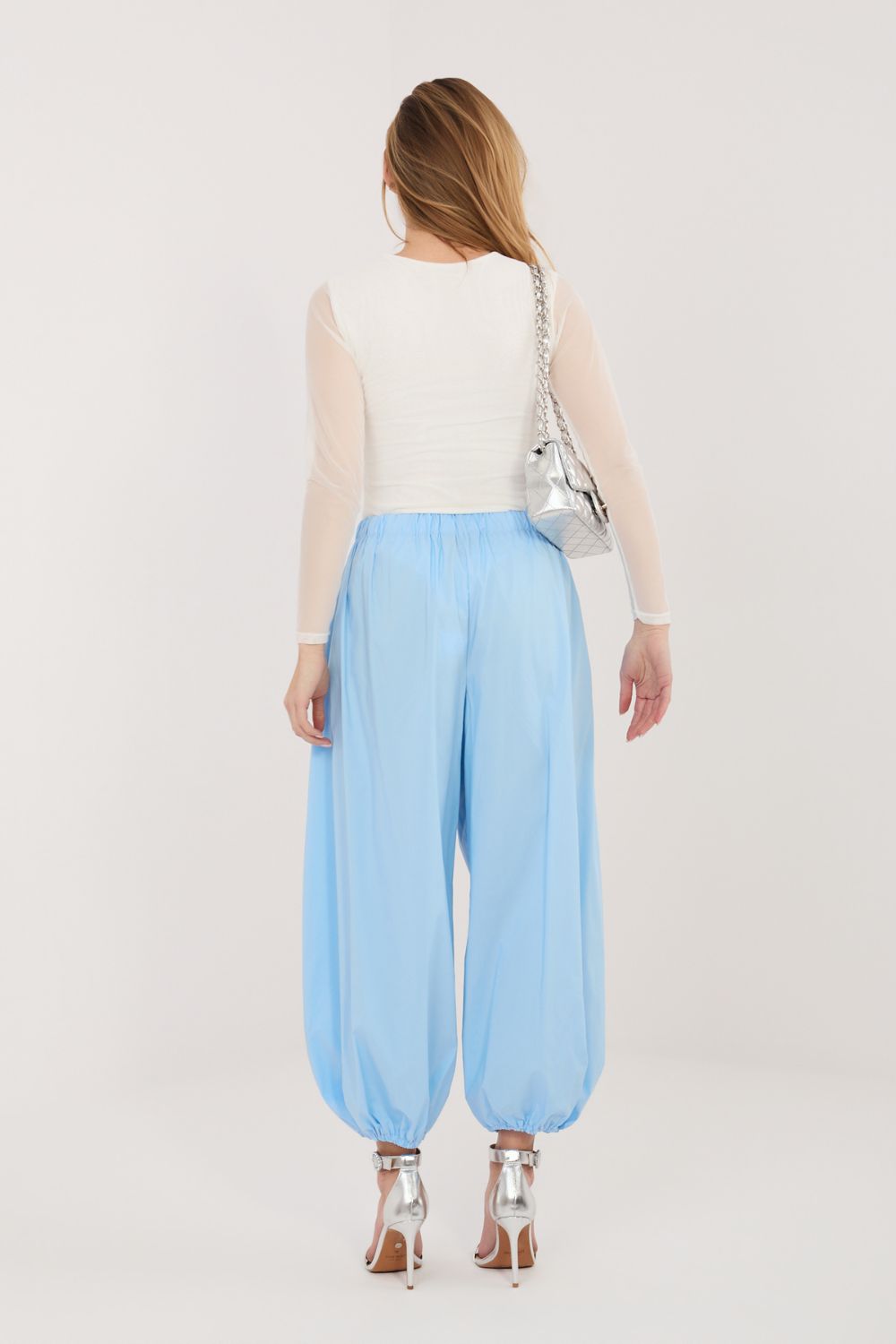 Spodnie Damska Model IT-SP-FL10309.70 Light Blue - Rue Paris - obrazek 4