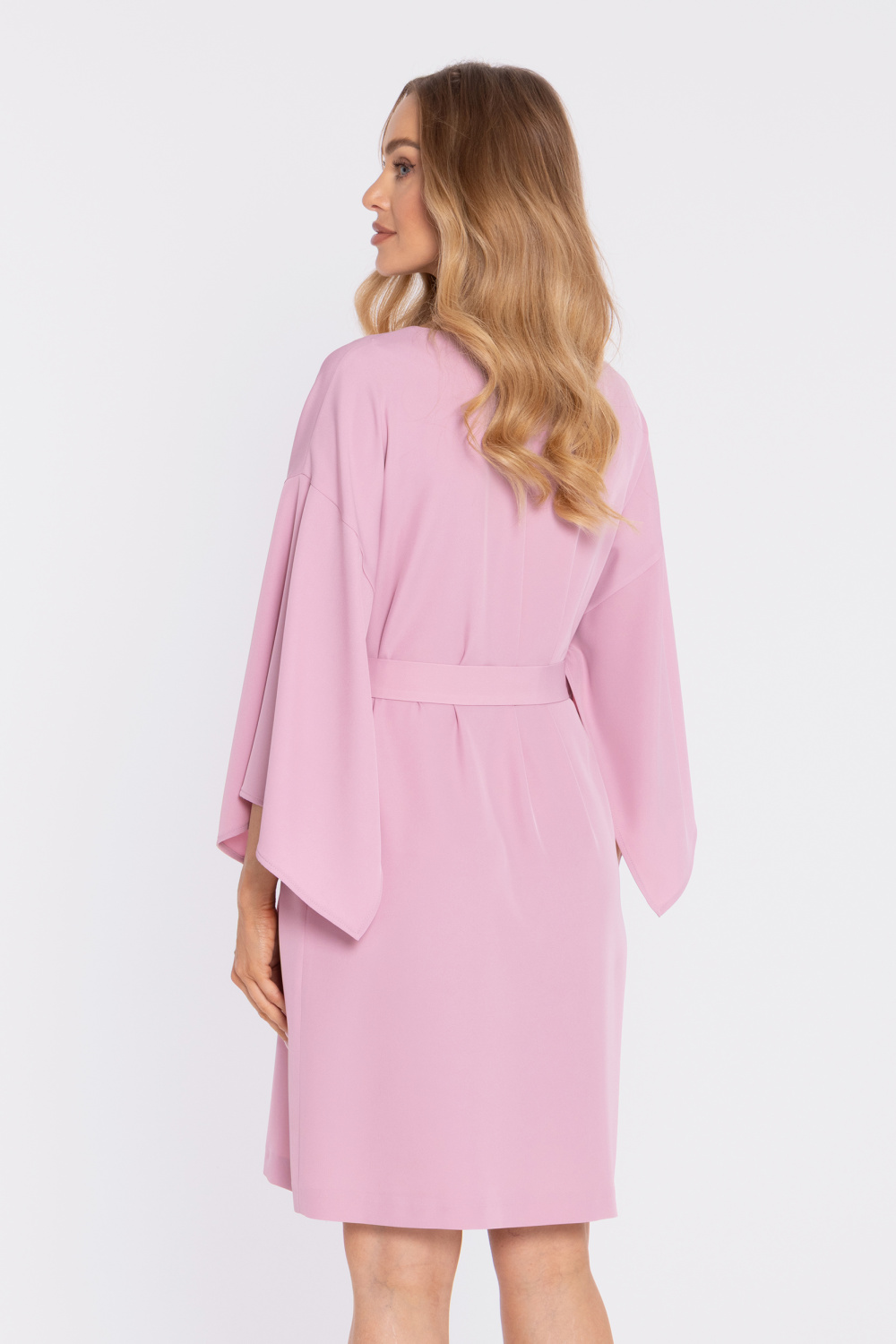 Sukienka Model MOE908 Powder Pink - Moe - obrazek 3