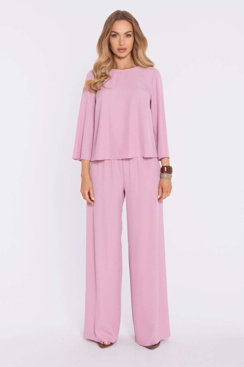 Spodnie Damskie Model MOE906 Powder Pink - Moe - obrazek 2