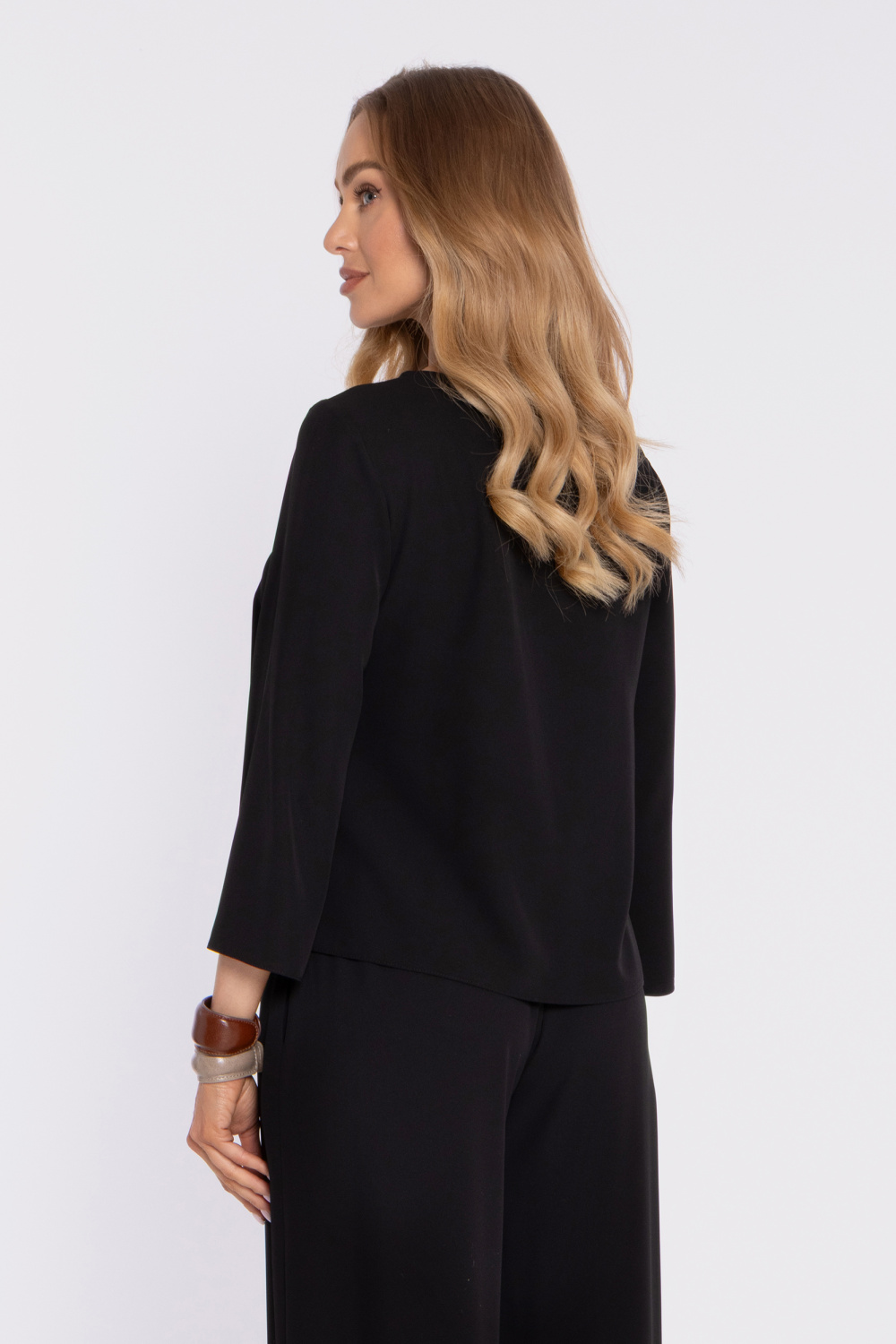 Bluzka Model MOE905 Black - Moe - obrazek 3