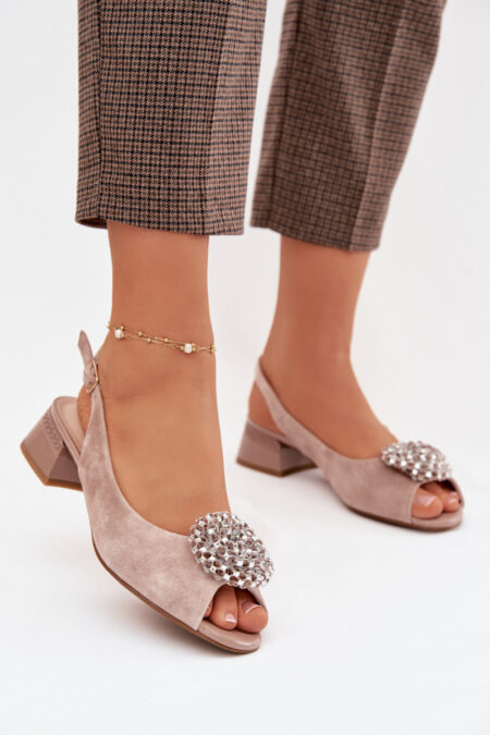 Sandały Model DA CR61-3030 Beige - Step in style