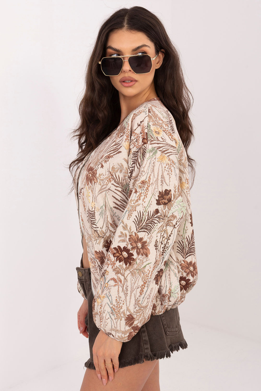 Kurtka Damska Model IT-KR-FL10357.15 Brown - Italy Moda - obrazek 3