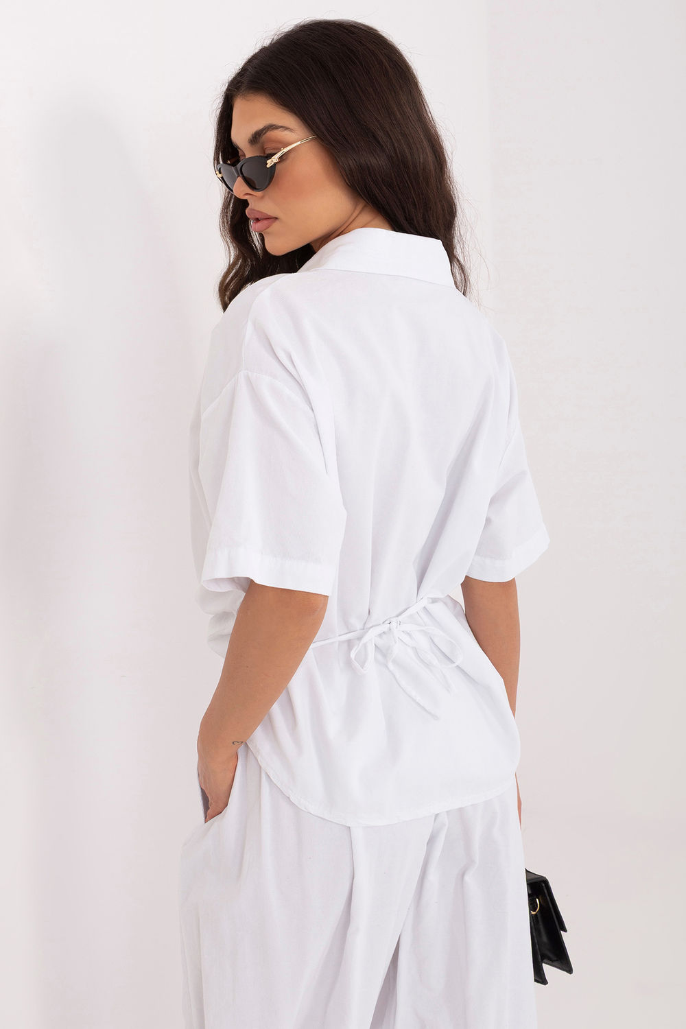 Koszula Damska Model IT-KS-FL10320.12 White - Italy Moda - obrazek 3