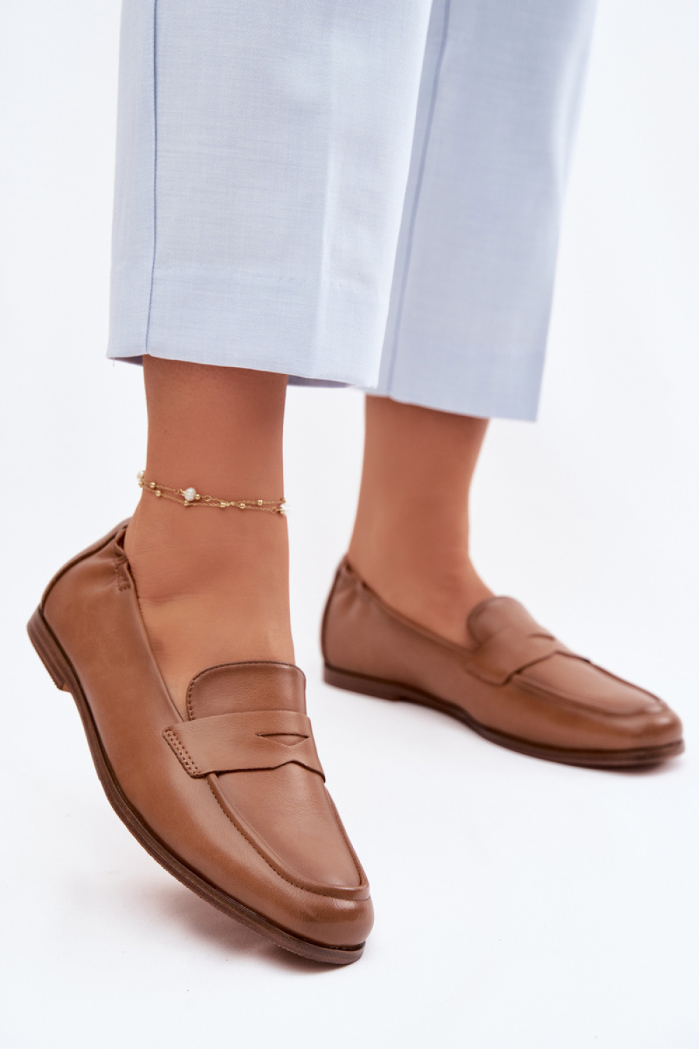 Mokasyny Model Vinceza 18121 Camel - Step in style