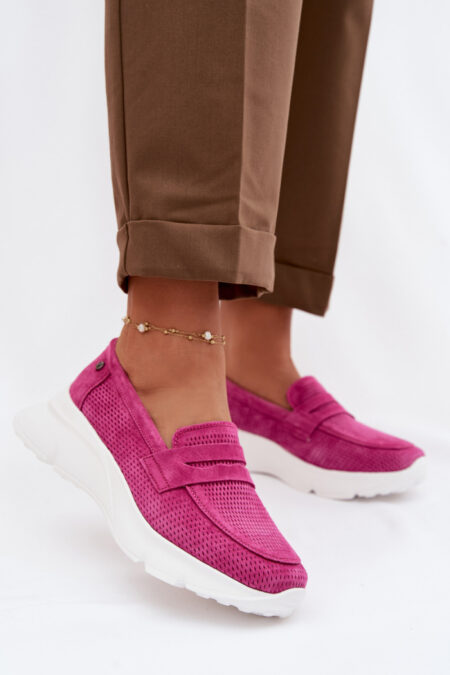 Mokasyny Model Vinceza 79626 Fuksja - Step in style