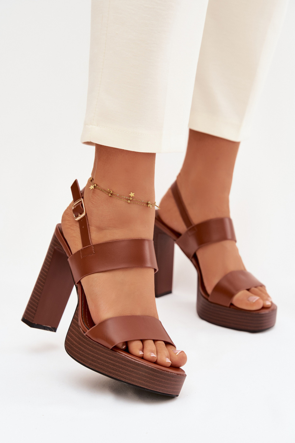 Sandały Model Hanelia P-1496 Camel - Step in style