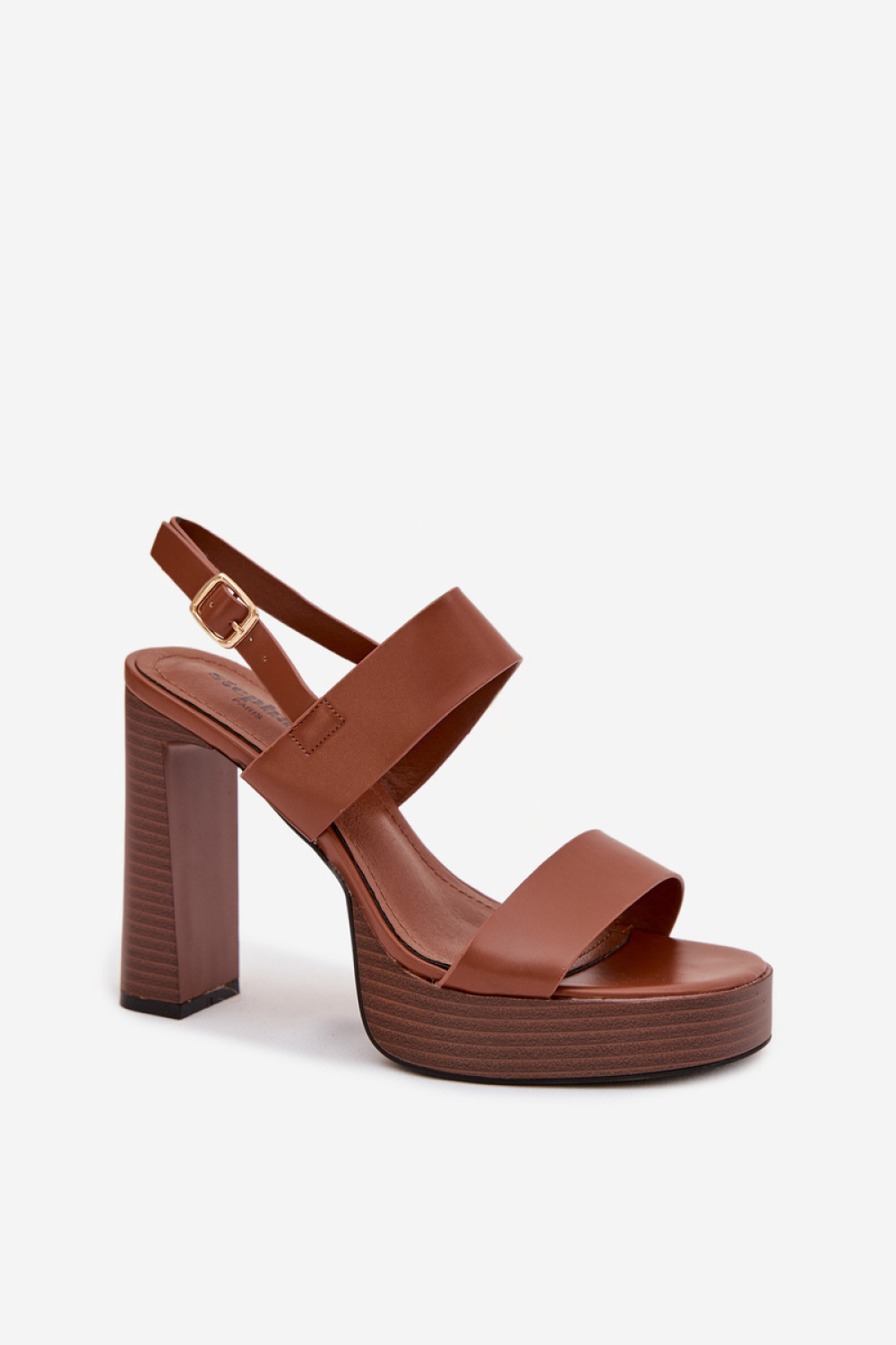 Sandały Model Hanelia P-1496 Camel - Step in style - obrazek 2