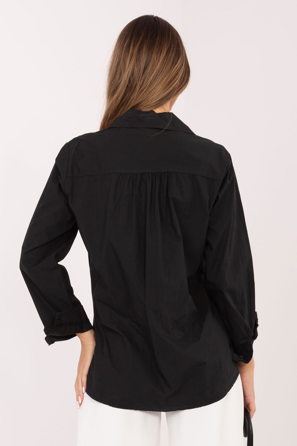 Koszula Damska Model IT-KS-97597.29 Black - Factory Price - obrazek 3