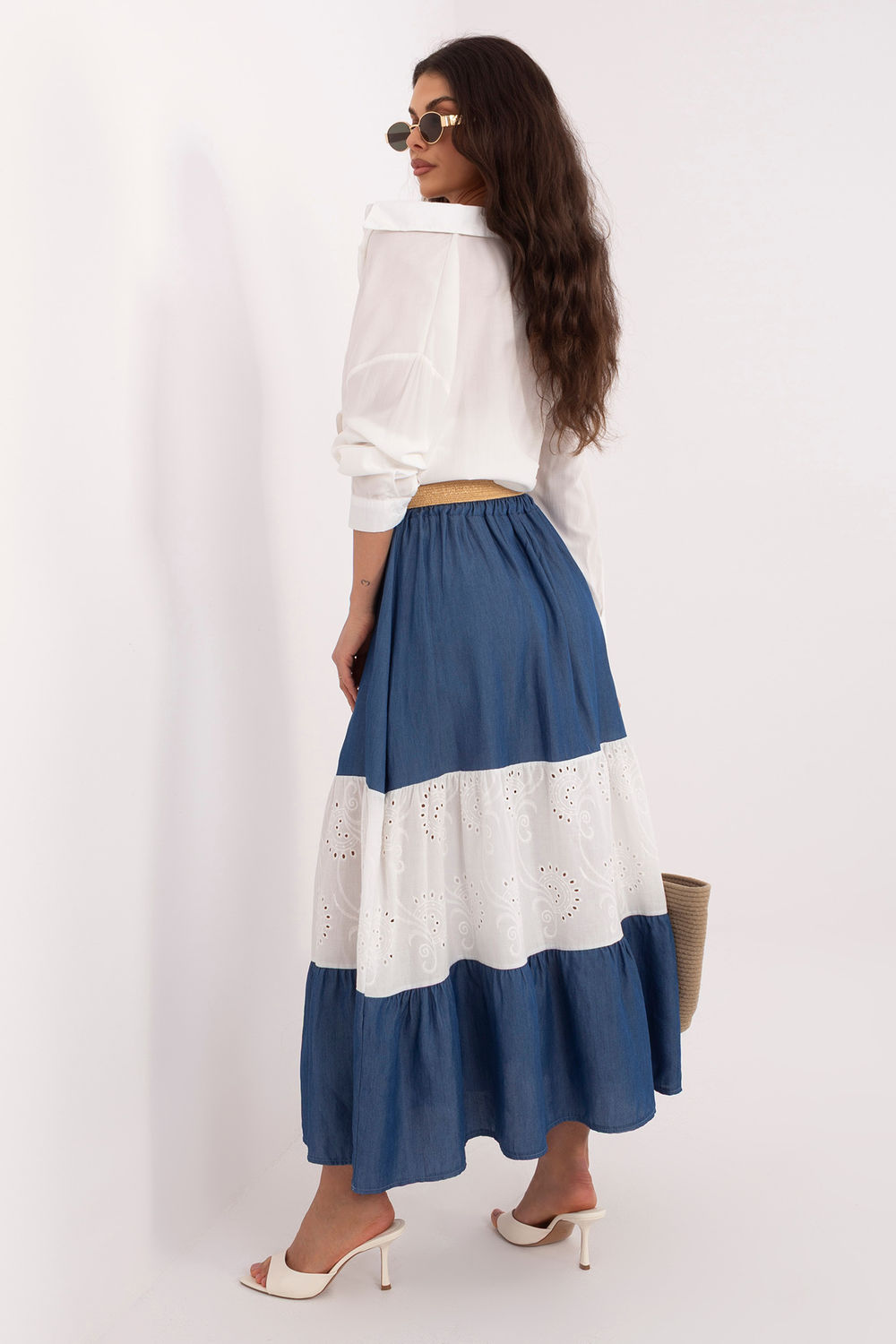 Spódnica Model IT-SD-92038.13 Dark Blue - Factory Price - obrazek 3