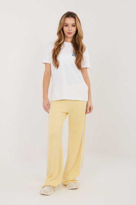 Spodnie Dresowe Model RV-DR-A1239.98 Light Yellow - Relevance