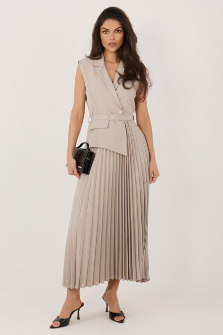 Sukienka Model IT-SK-21558.86 Dark Beige - Rue Paris