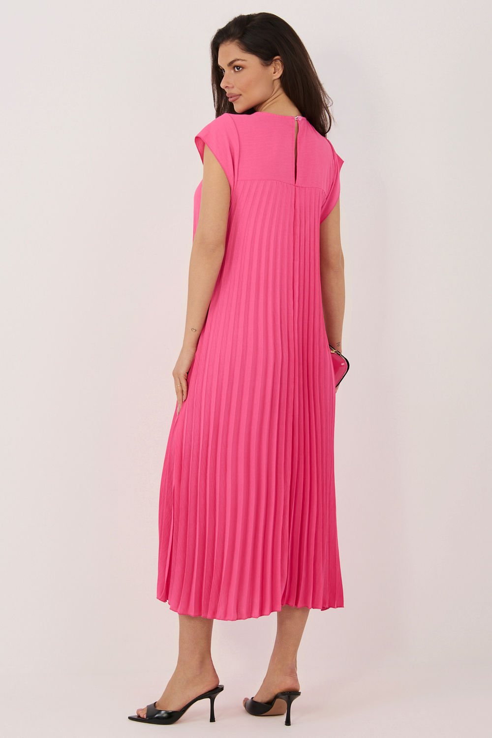 Sukienka Model IT-SK-19552.72 Dark Pink - Rue Paris - obrazek 2