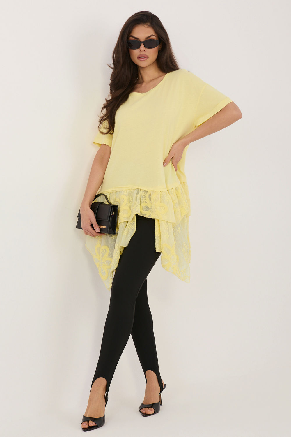 Bluzka Model IT-SK-81869.54 Light Yellow - Italy Moda - obrazek 2