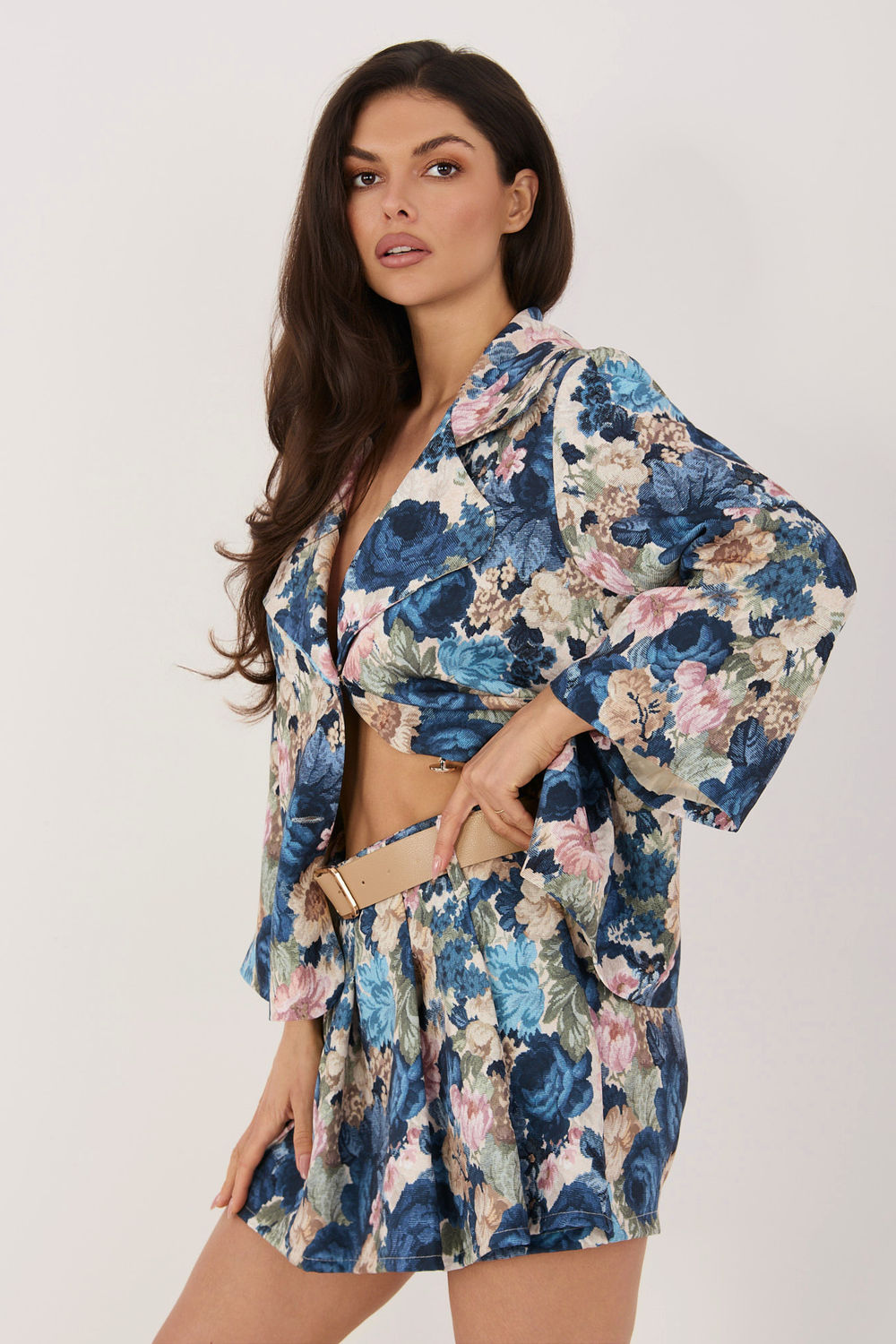 Spodnie Spódnicospodenki Model IT-SN-FL8757-1.30 Dark Blue - Italy Moda - obrazek 4