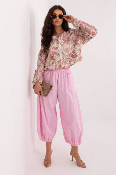 Spodnie Damskie Model IT-SP-FL10309-1.02 Light Pink - Italy Moda