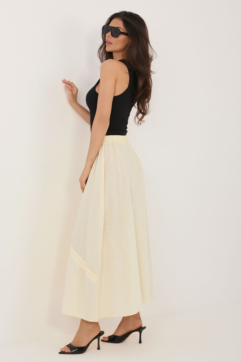 Spódnica Model IT-SD-3061.68 Light Yellow - Italy Moda - obrazek 3