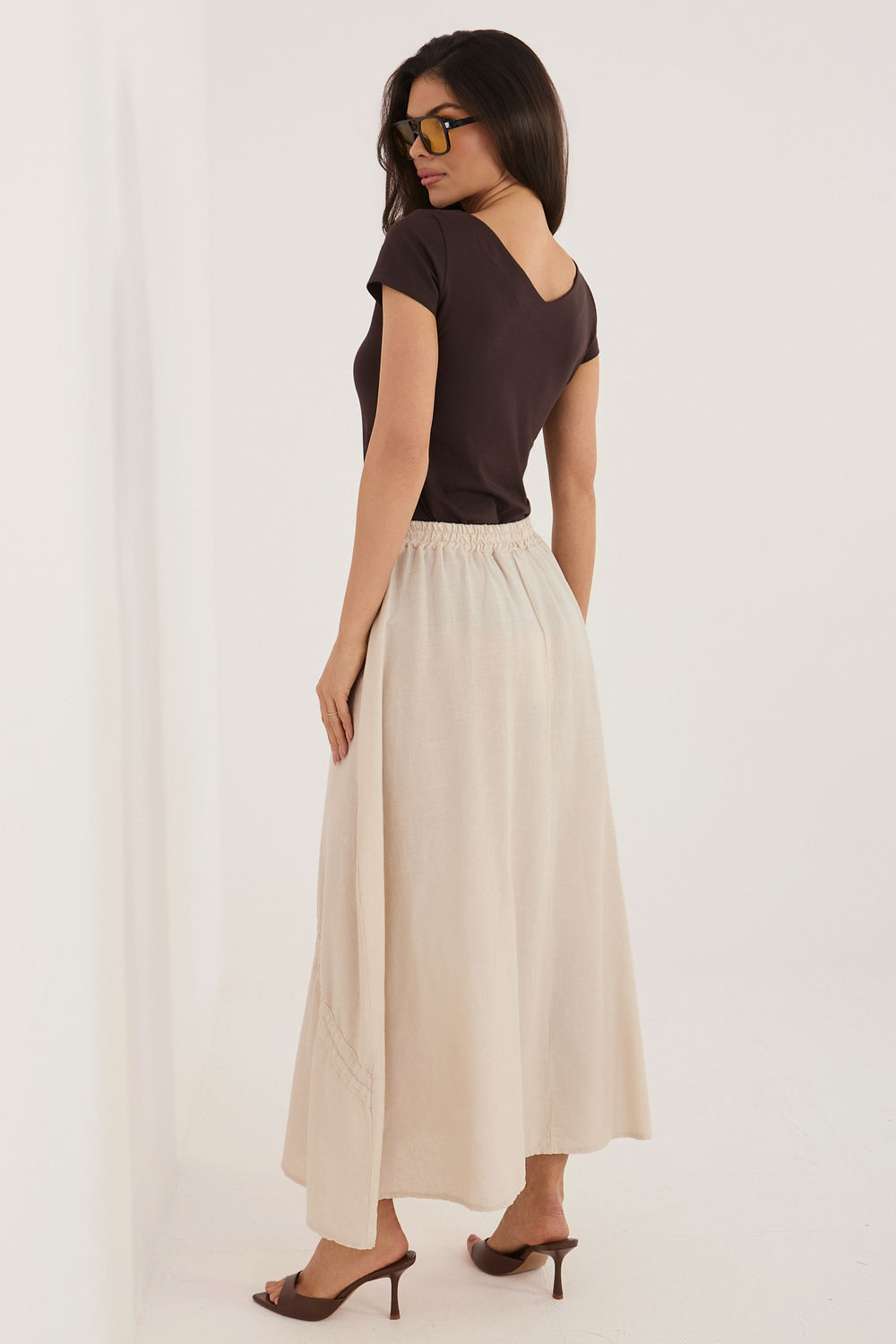 Spódnica Model IT-SD-3061.68 Beige - Italy Moda - obrazek 2