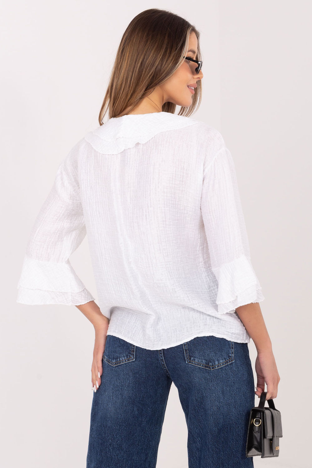 Koszula Damska Model IT-KS-81863.11P White - Italy Moda - obrazek 3