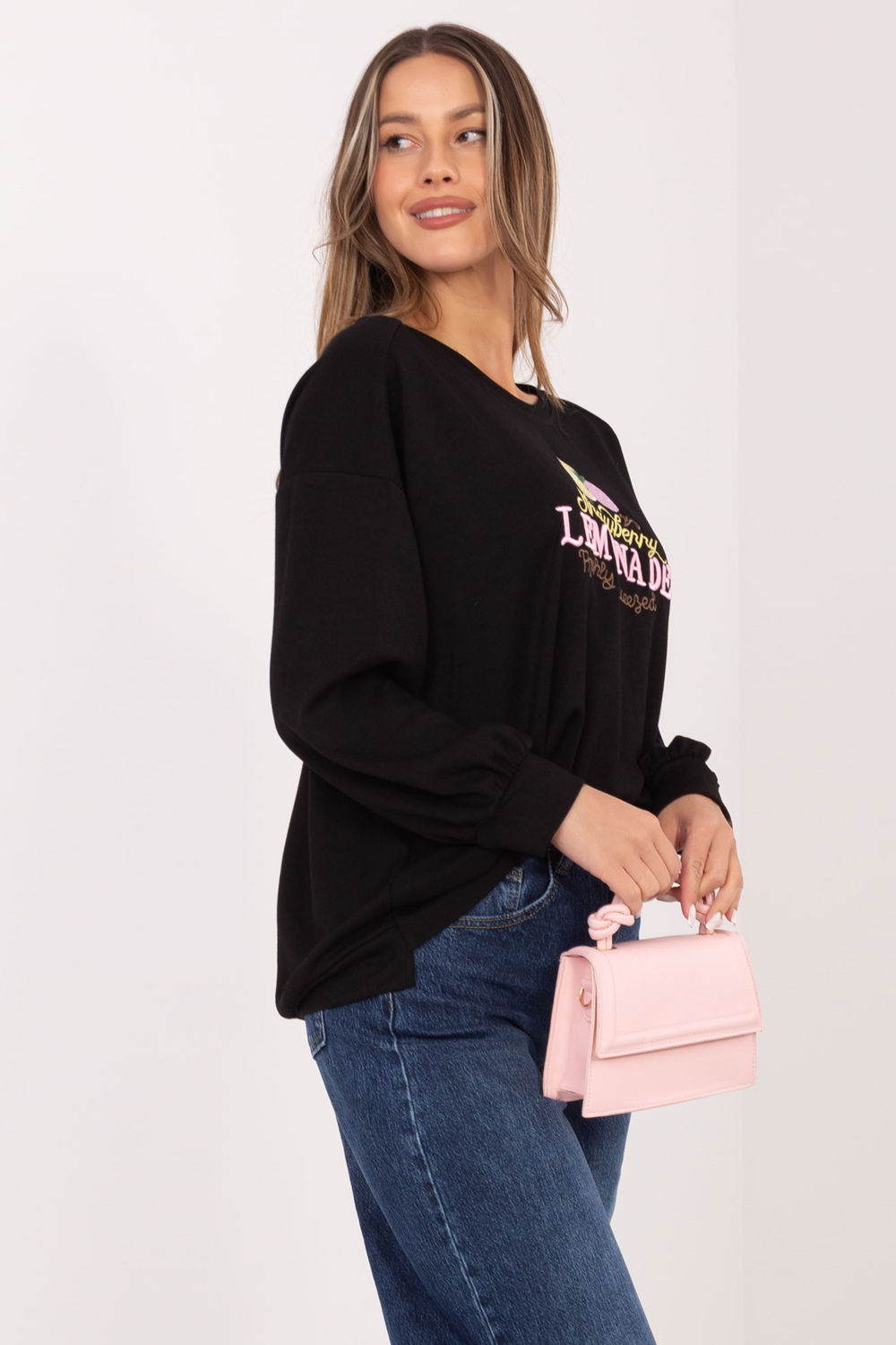 Bluza Damska Model RV-BL-A1218.11P Black - Rue Paris - obrazek 4