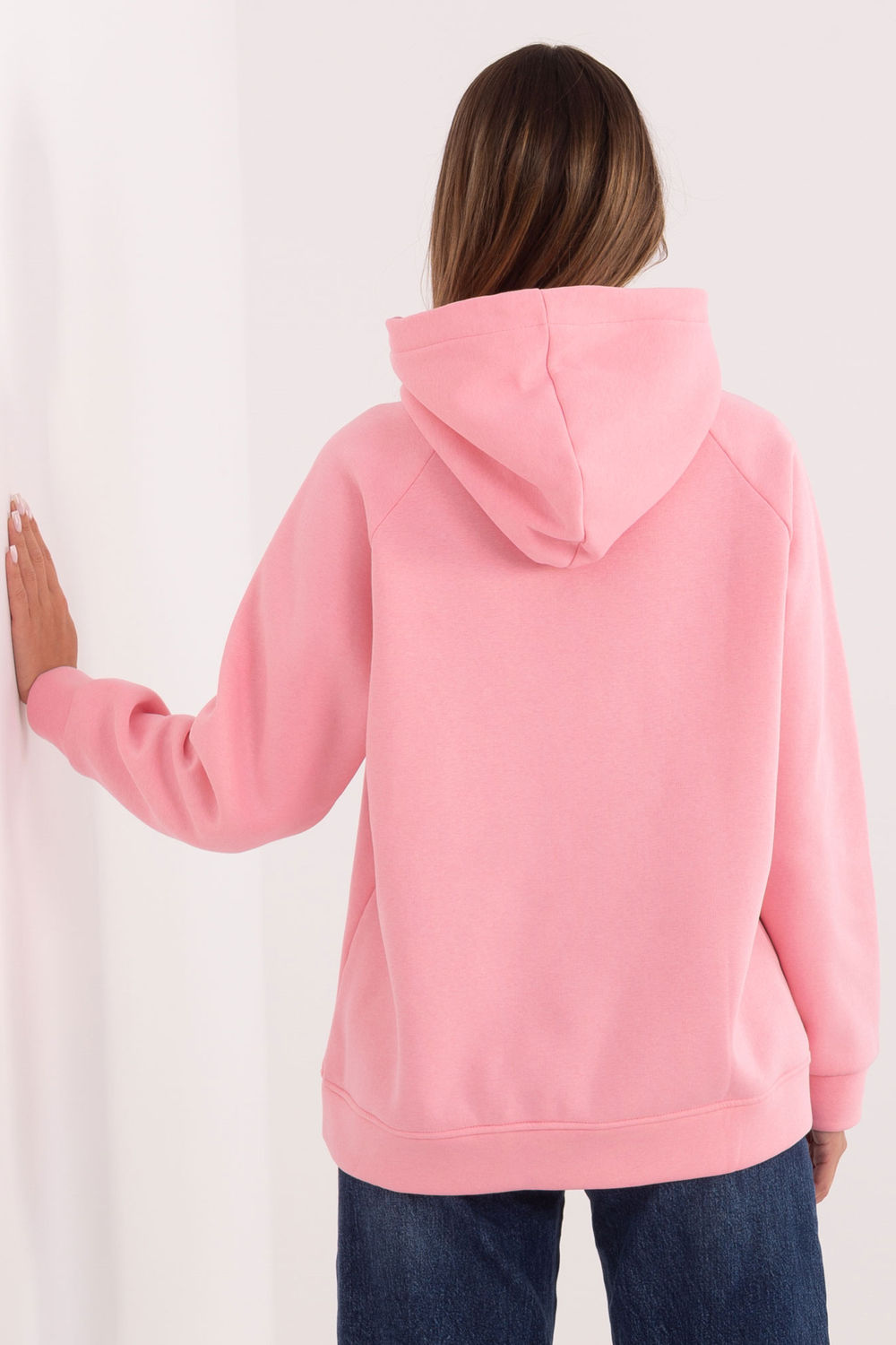 Bluza Damska Model RV-BL-A1082.10 Light Pink - Rue Paris - obrazek 3