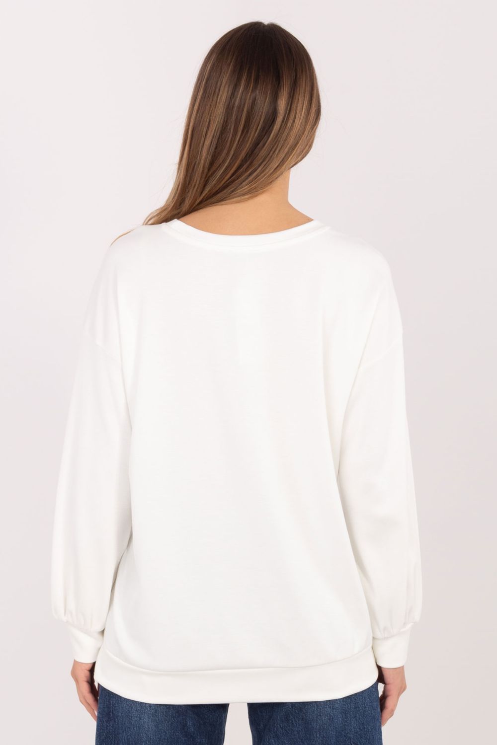 Bluza Damska Model RV-BL-A1218.11P Ecru - Rue Paris - obrazek 3