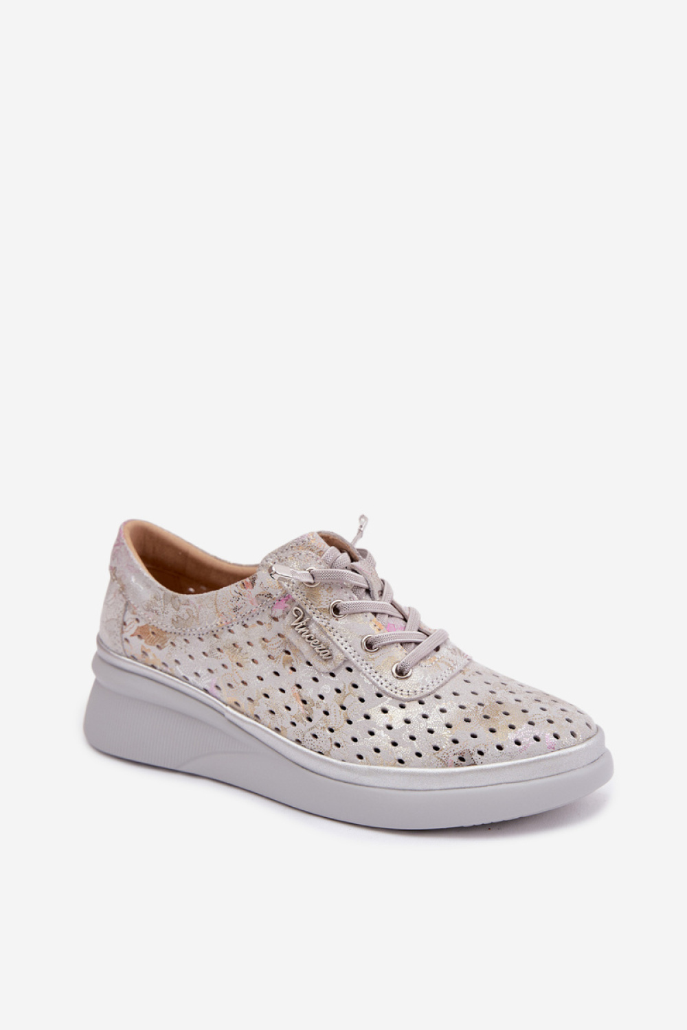 Półbuty Model Vinceza 79603 Grey - Step in style - obrazek 2