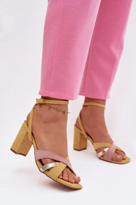 Sandały Model Karilora LOL5275 Yellow - Step in style