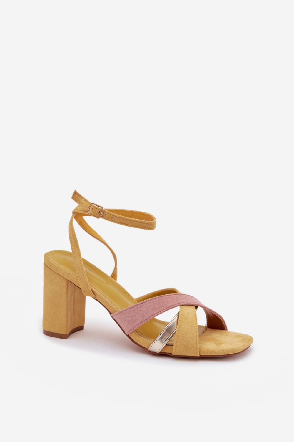 Sandały Model Karilora LOL5275 Yellow - Step in style - obrazek 2