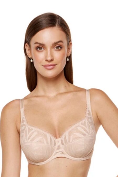 Biustonosz Soft Biustonosz Semi-Soft Model Eclipse B3 Beige - Gorteks