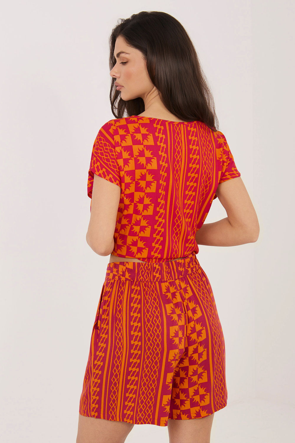 Szorty Damskie Model D73771M62489KD Orange - Sublevel - obrazek 3