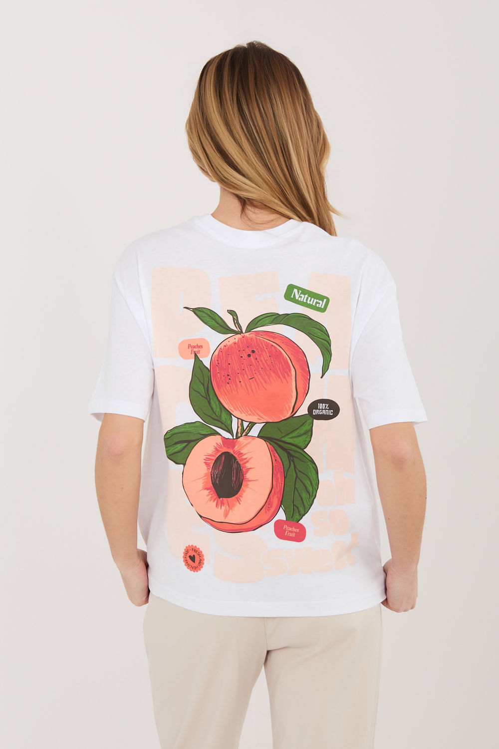 Tshirt Damski Model D12022AJ02645AD White - Sublevel - obrazek 3
