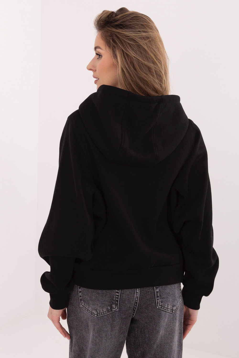 Bluza Damska Model D10600BI02863A3 Black - Sublevel - obrazek 3