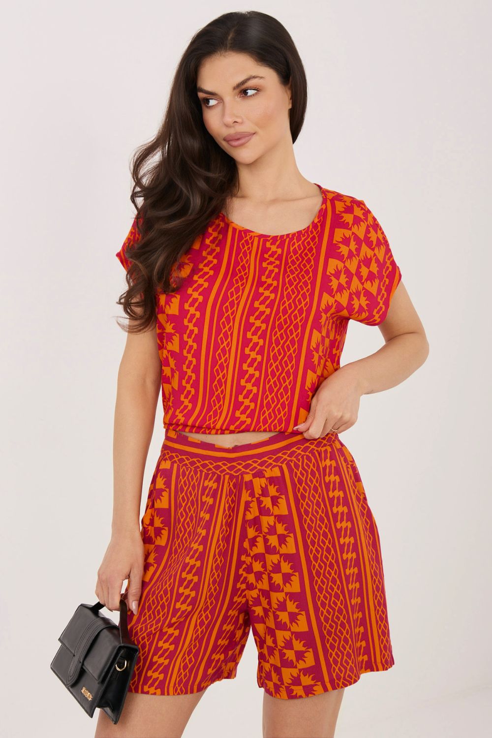 Szorty Damskie Model D73771M62489KD Orange - Sublevel - obrazek 4