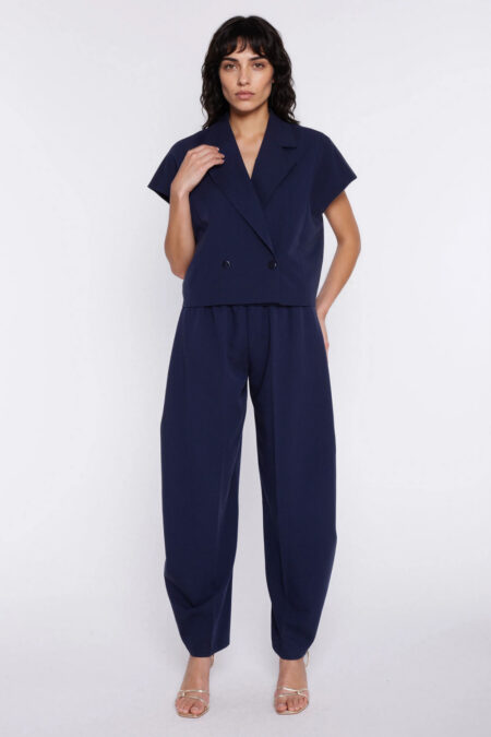 Spodnie Barrel SD134 Navy - Nife