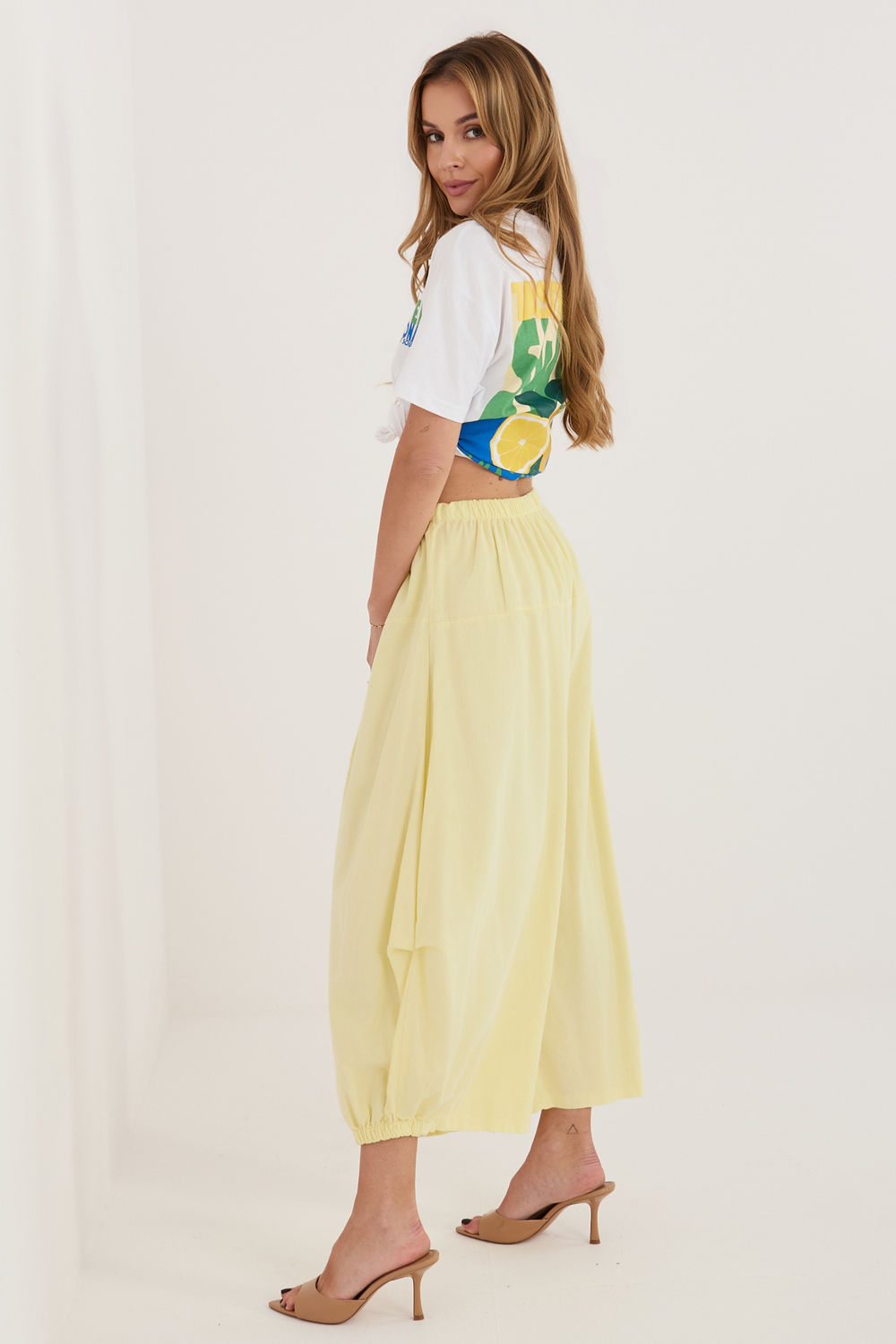 Spodnie Damskie Model IT-SP-FL9321.96 Light Yellow - Italy Moda - obrazek 2