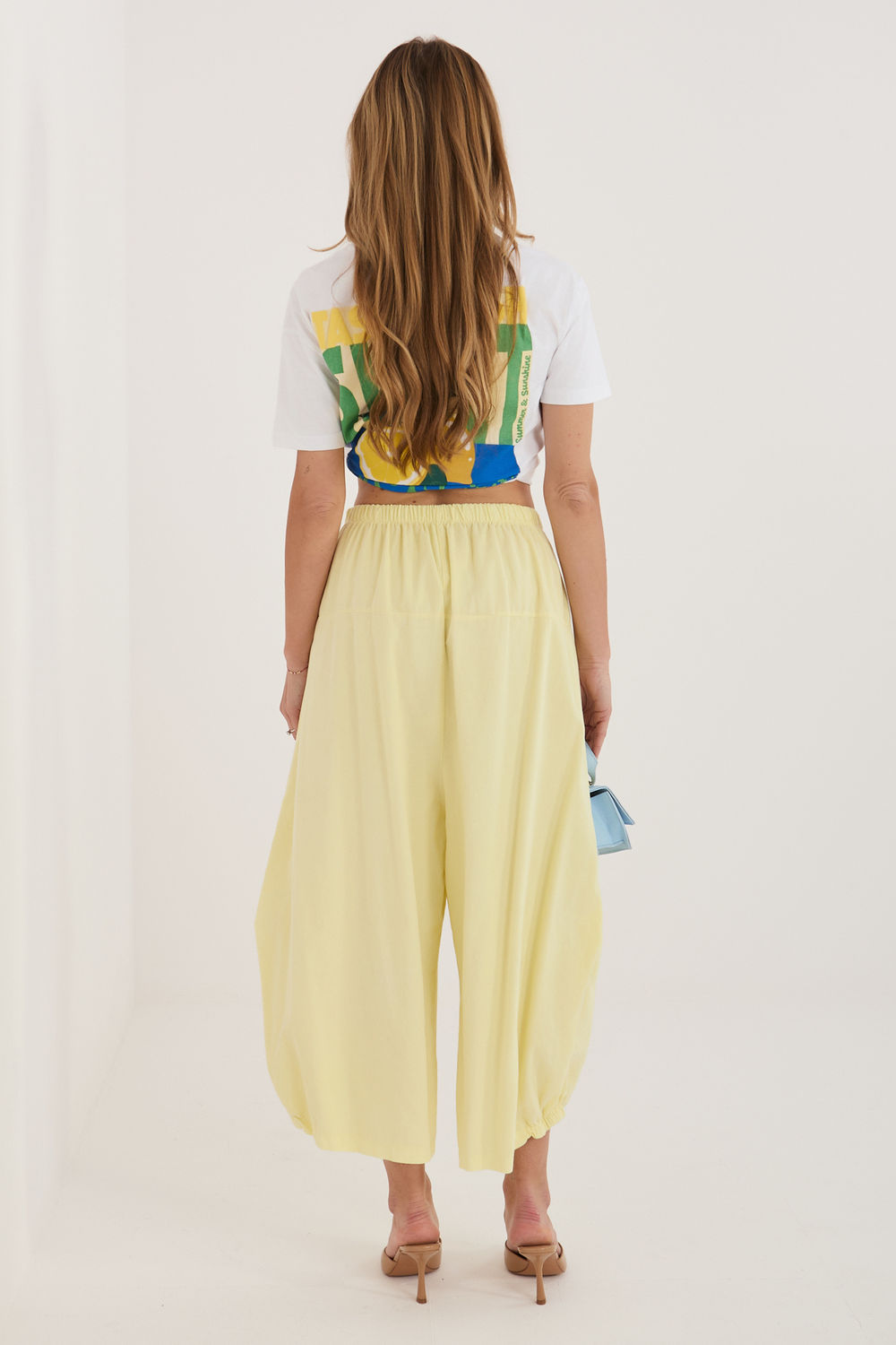 Spodnie Damskie Model IT-SP-FL9321.96 Light Yellow - Italy Moda - obrazek 3