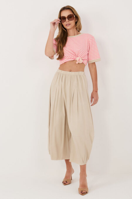 Spodnie Damskie Model IT-SP-FL9321.96 Beige - Italy Moda