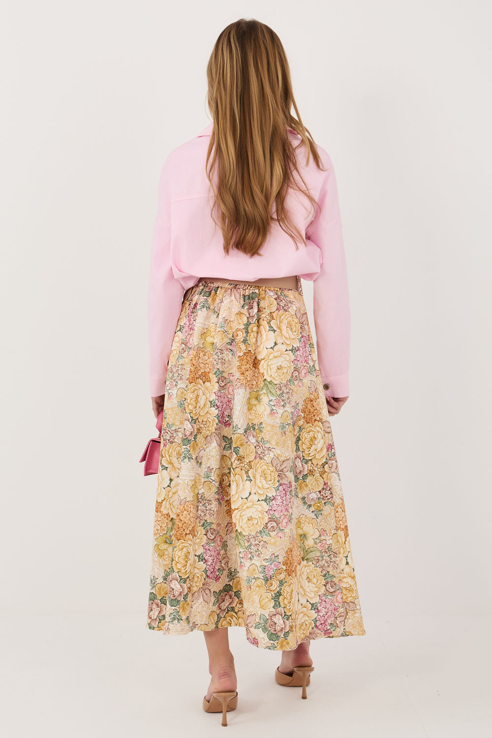 Spódnica Model IT-SD-FL9850-2.17 Yellow - Italy Moda - obrazek 3