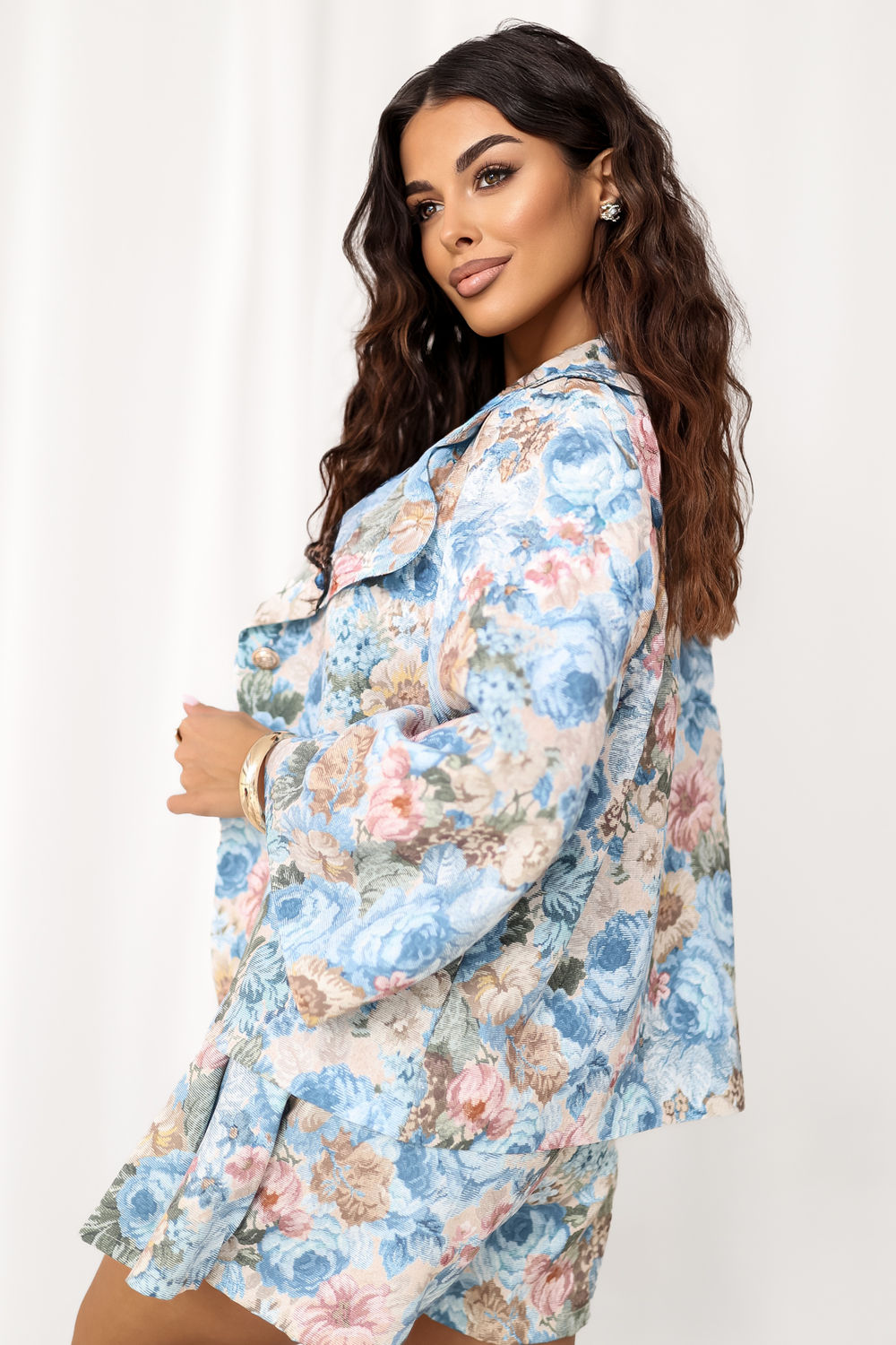 Marynarka Model IT-MA-FL10233.84 Light Blue - Italy Moda - obrazek 3