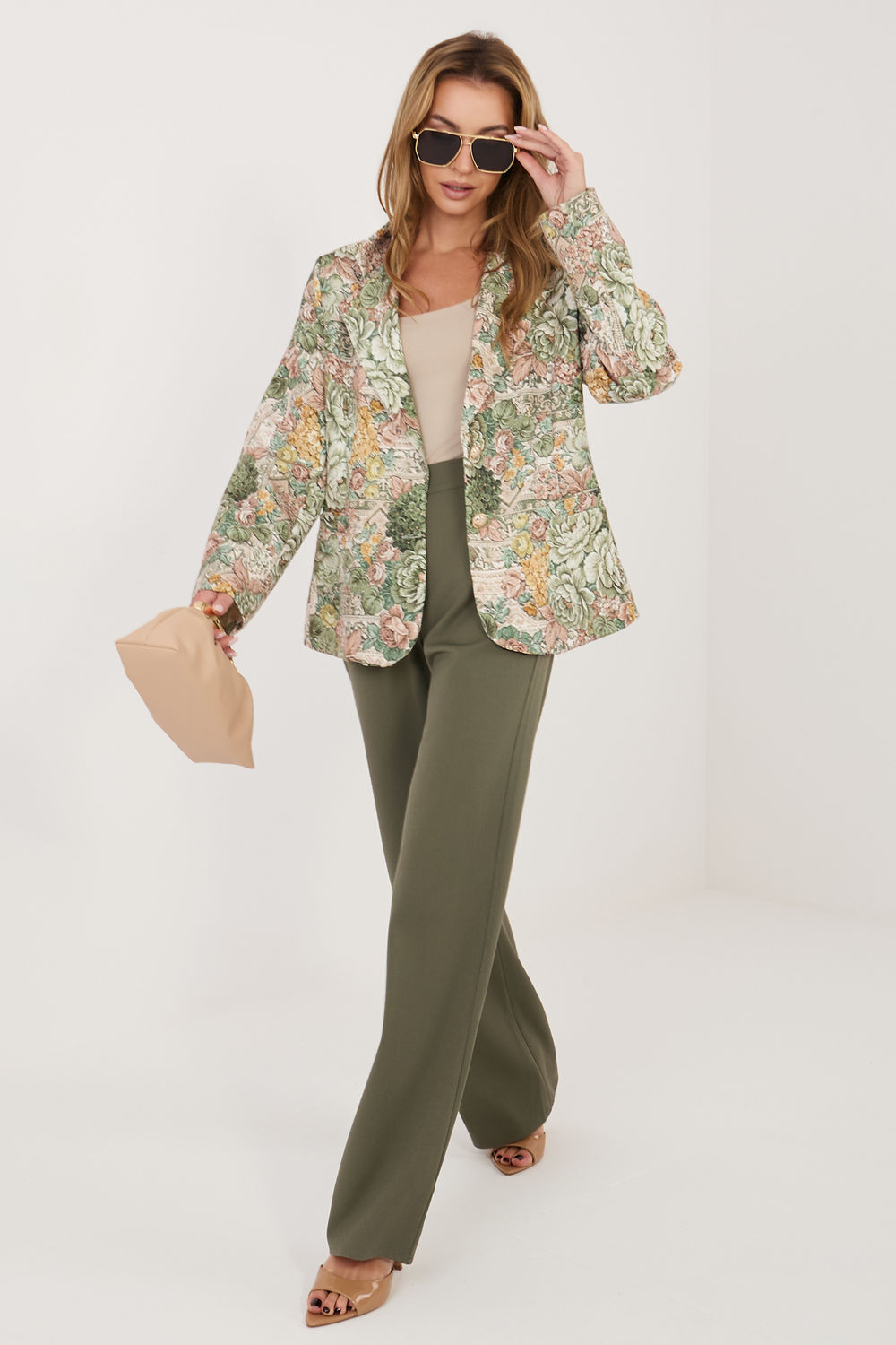 Marynarka Model IT-MA-FL9928.15 Green - Italy Moda - obrazek 2