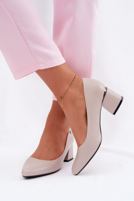 Czółenka Model Vinceza 62292 Grey - Step in style