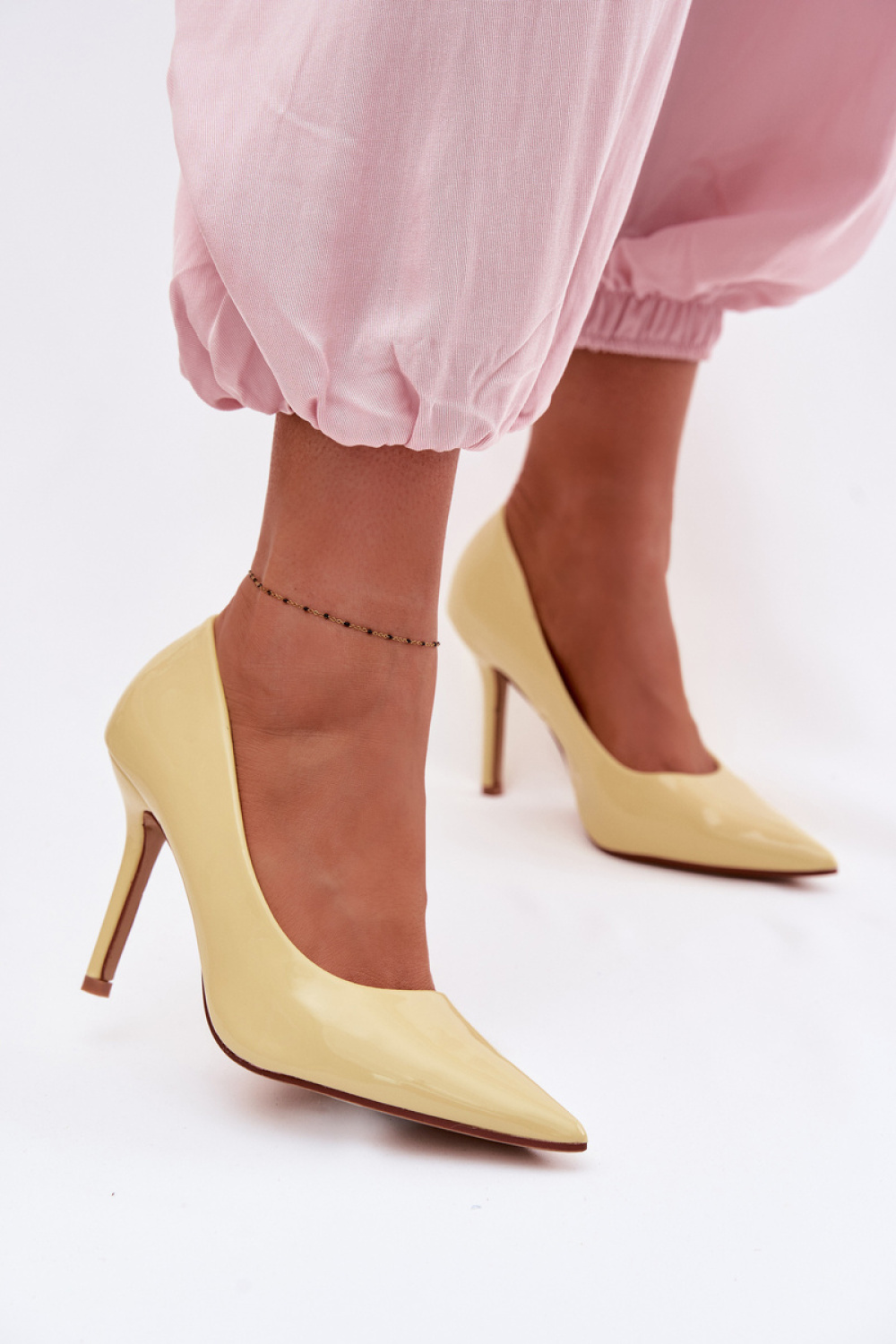 Szpilki Model Odira SQC-184 Yellow - Step in style